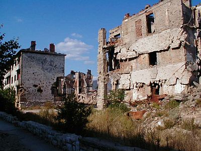 A country in ruins: frontline in Mostar