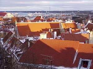 Tallinn: View towards the harbour
