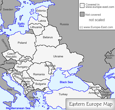 Eastern Europe Map