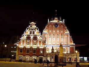 Riga: The beautiful Guild House of Blackheads