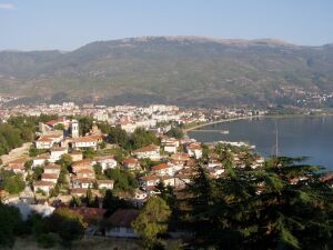 A view from the fortress over Ohrid