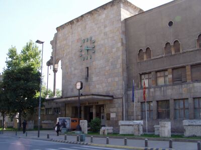 The old train station of Skopje