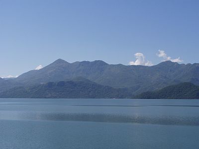 Bar: Lake Shkodra and the green Rumija mountains