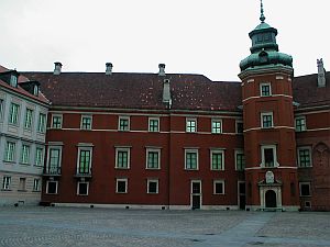 Warszawa: Courtyard of the old castle