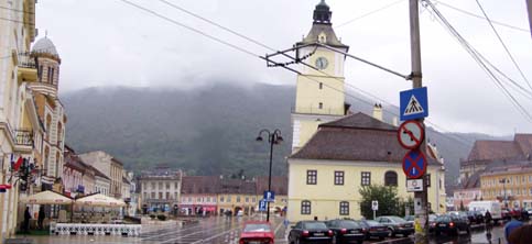Main square of Brasov