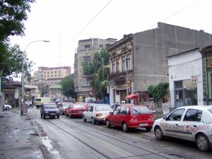 Typical scene in Bucharest