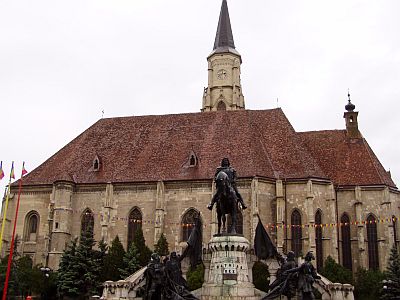 Cluj-Napoca: St Michael Church on Piata Unirii