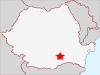Location of Bucharest
