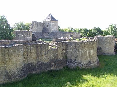 Cetatea de Scaun - the fortress in front of the town