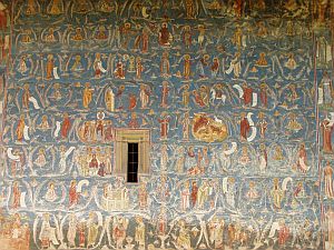 Frescos in the Voroneţ Monastery