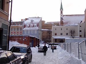 Snow desaster in Riga