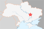Location of Dnepropetrovsk