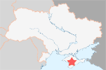 Location of Simferopol