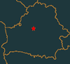 Location of Minsk