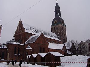 The impressive Doma Cathedral of Riga