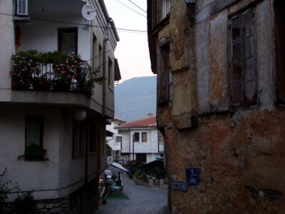 Inside the old town of Ohrid