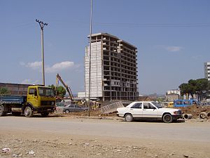 Under construction? Or just demolished? Can't tell.